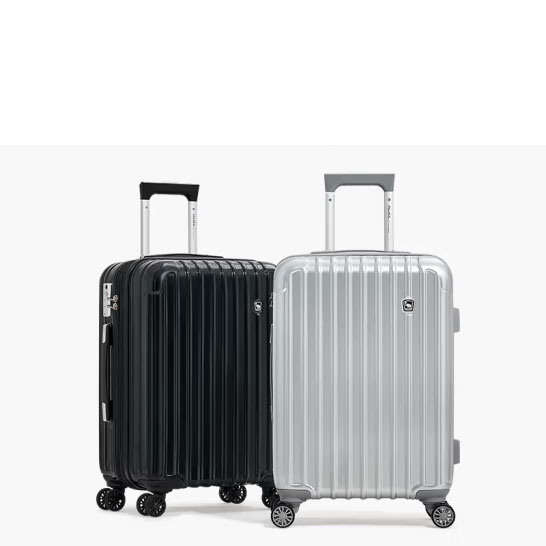 愛華仕 登機行李箱 20英寸 旅行拉桿箱 密碼箱 黑色