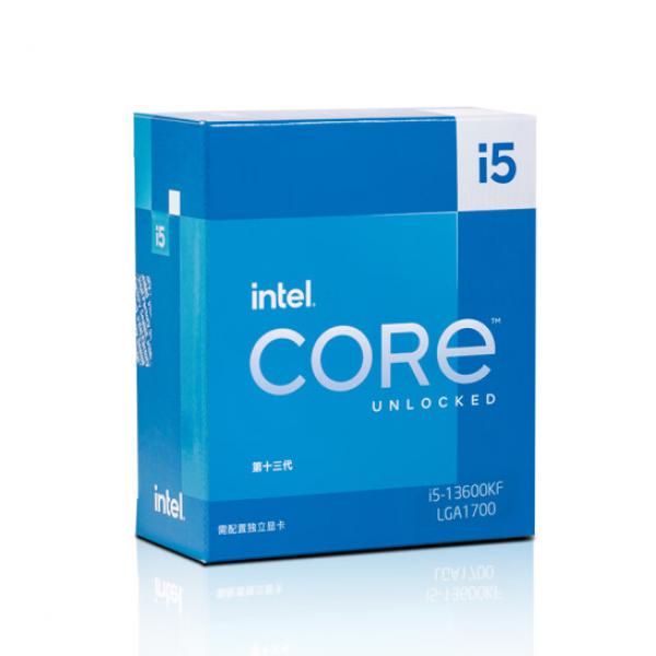 英特爾(Intel) i5-13600KF 13代 酷睿 處理器 14核20線程 睿頻至高可達5.1Ghz 24M三級緩存 臺式機CPU