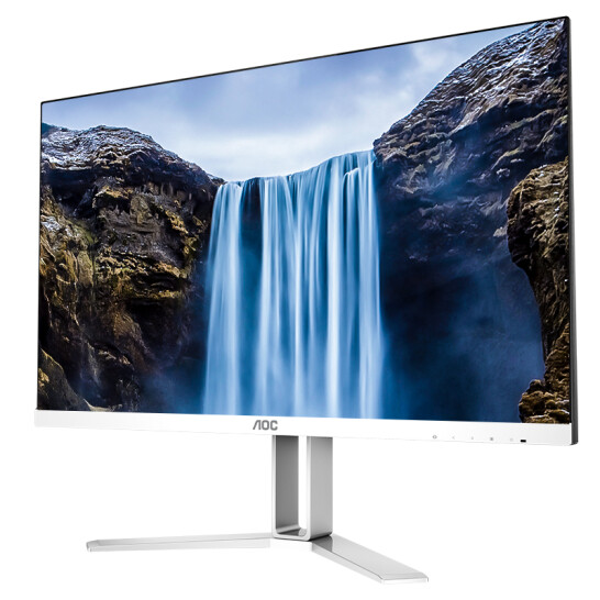 AOC 24N1H 23.8英寸 AH-IPS廣視角 全面屏三邊無框設計 高清接口 節能低藍光不閃屏 液晶電腦顯示器