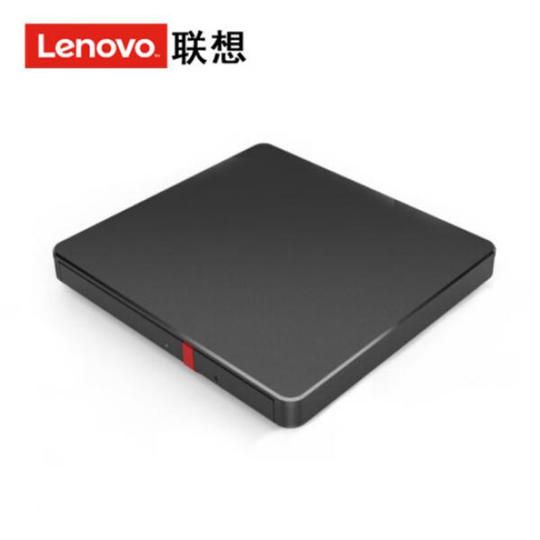 聯想（Lenovo）TX800外置光驅超薄外置DVD刻錄機24倍速高速移動光驅Type-C+USB雙接口