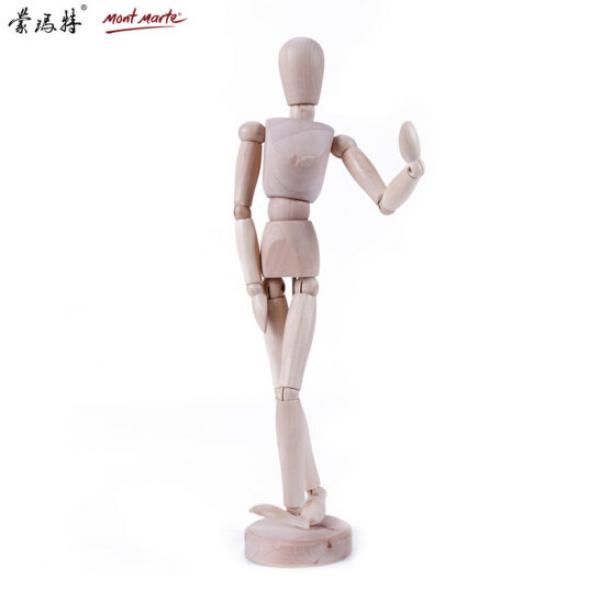 蒙瑪特(Mont Marte)美術模型人偶30cm 仿人形木質畫模 AMMM0001