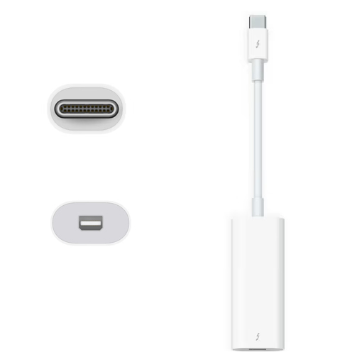 雷孜 Thunderbolt3轉雷電2轉換器MacbookPro轉接頭USB-C 