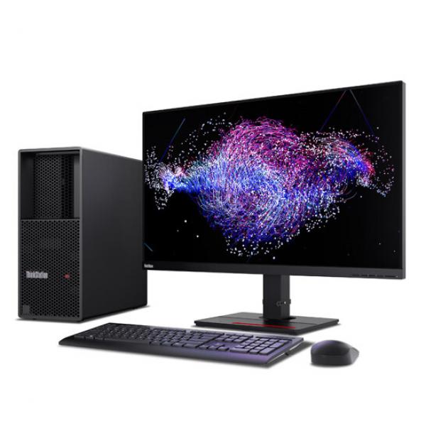 聯想 ThinkStation P3 TWR-001塔式工作站 /i9-13900/16G/512G SSD+2T/T1000 4G/27寸