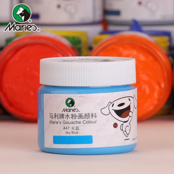 馬利(Marie's) 水粉顏料 100ml 天藍 兒童色彩顏料G-800