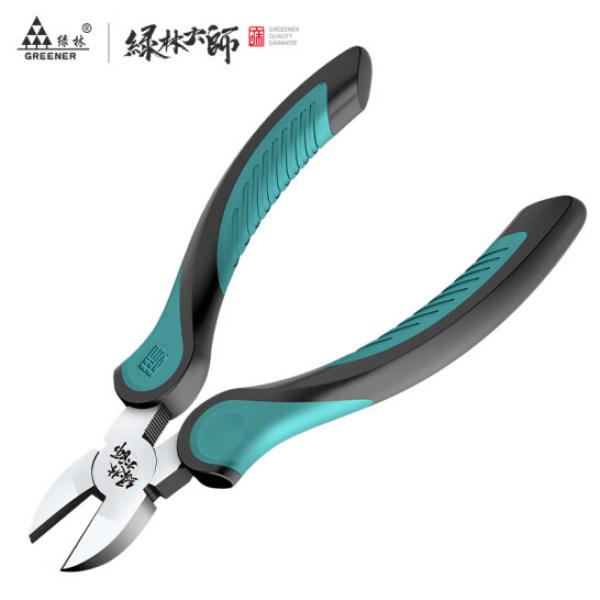 綠林（GREENER）斜口鉗 電工鉗 6寸斜嘴鉗