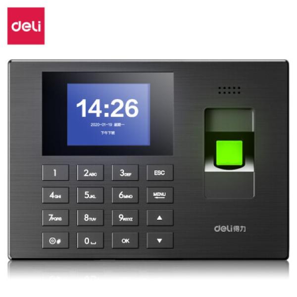 得力（deli）智能指紋考勤機免軟件脫機打卡機自動生成報表U盤下載3960S