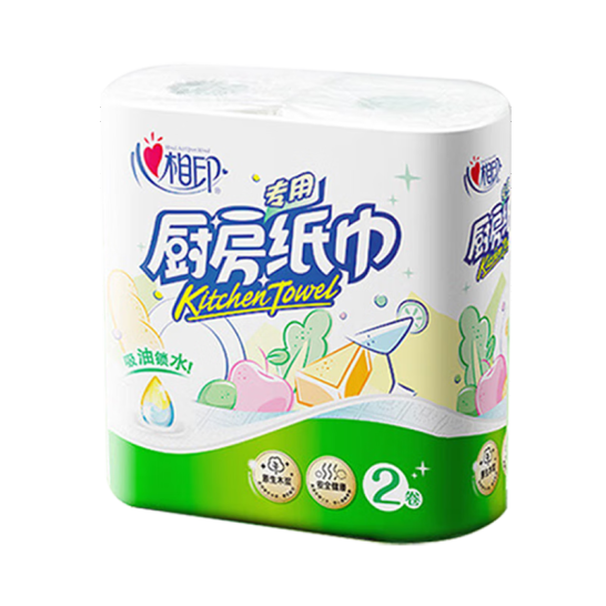 心相印 廚房用紙 廚房卷紙 擦油紙 2卷/包
