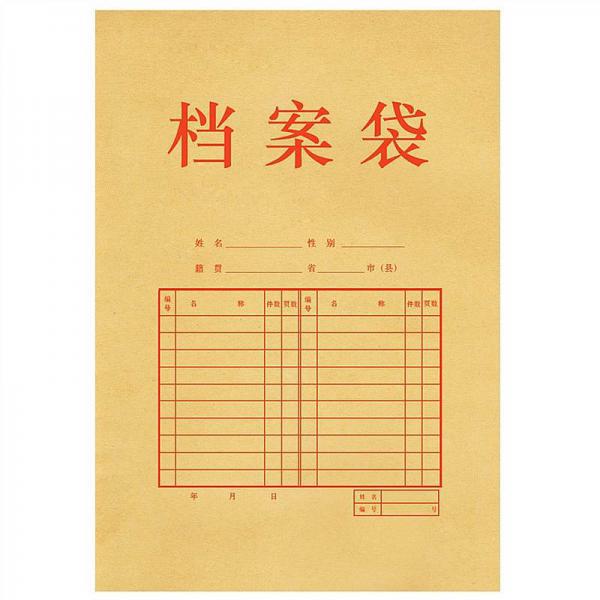得力 5953 高品質混漿牛皮紙檔案袋 4cm 10個/包