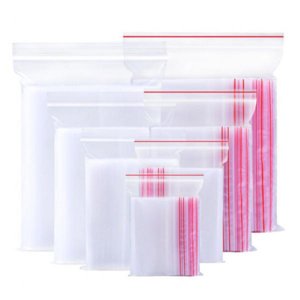 登比 食品自封袋6號12*17透明PE封口袋密封袋 塑封袋分裝樣品包裝袋