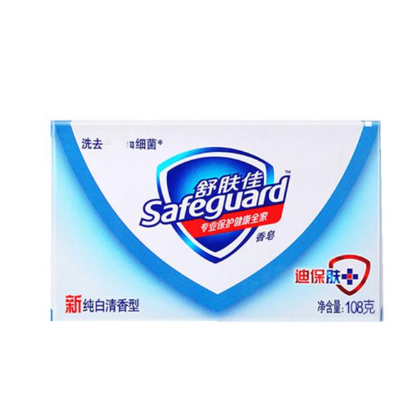 舒膚佳 深層排濁香皂 純白清香108g