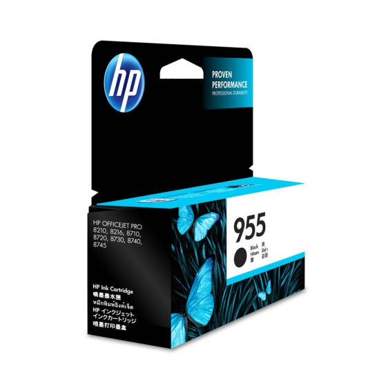 惠普（HP）955原裝黑色墨盒 適用hp 8210/8710/8720/7720/7730/7740打印機