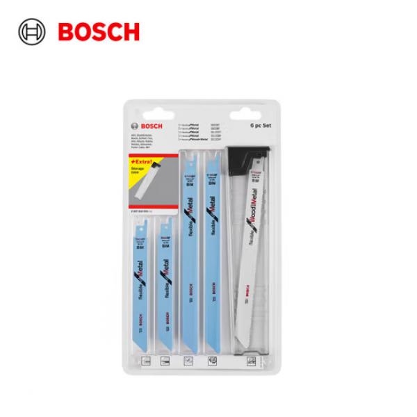 博世（BOSCH）馬刀鋸條套裝（6支裝）金屬木材切割 高柔韌度