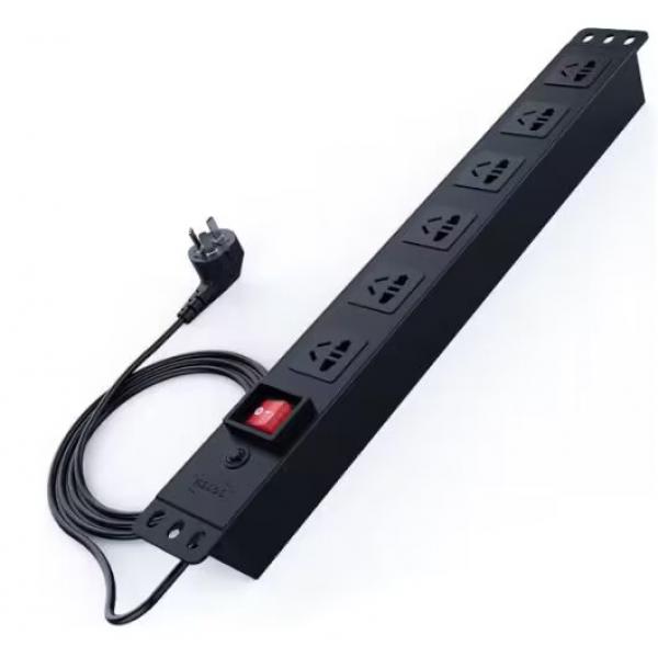 昆普 定制防雷插排 電源PDU 8位10A國(guó)標(biāo)三孔+防雷模塊