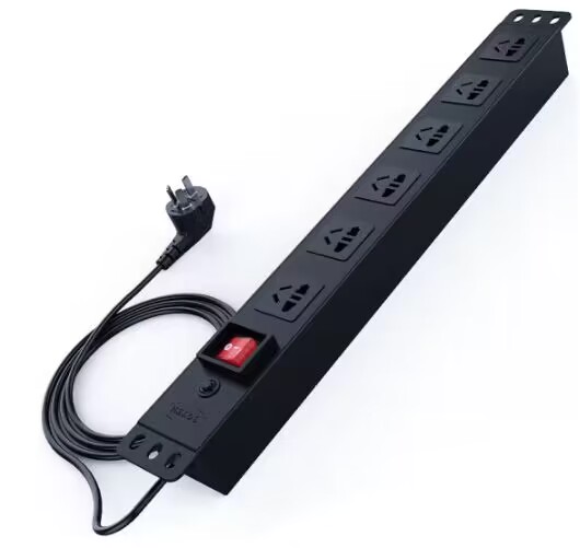 昆普 定制防雷插排 電源PDU 8位10A國標三孔+防雷模塊