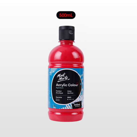 蒙瑪特 丙烯顏料 500ml 玫紅