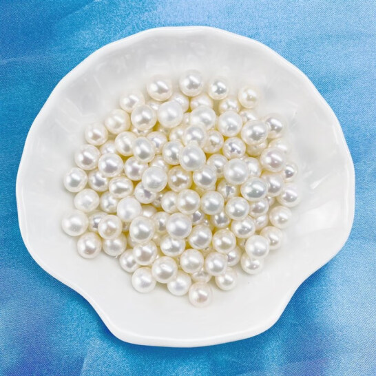 東之天地 高仿珍珠 diy手工材料 白色 無孔 3-10mm 約20顆