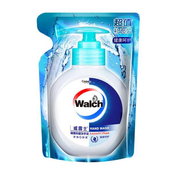 威露士 健康抑菌洗手液袋裝 525ml 大瓶補充裝 抑菌消毒99.9% 滋潤清潔洗護