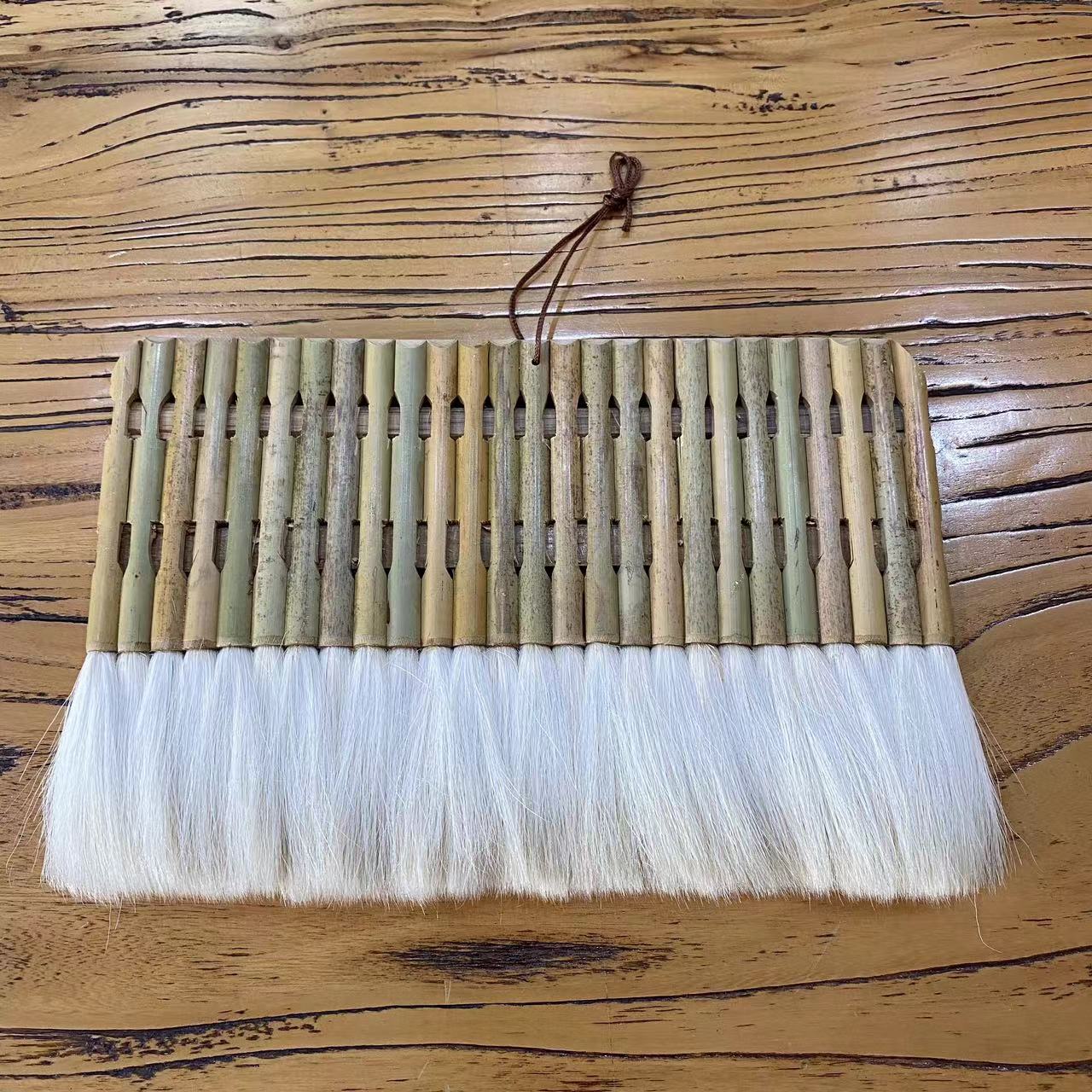 丹斯提尼 傳統手工裱畫工具 20管竹管 羊毛排刷
