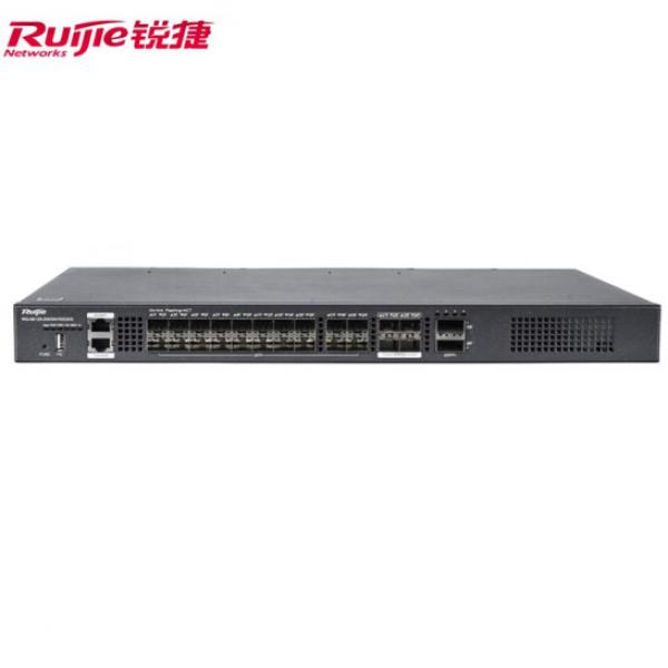 銳捷（Ruijie）24口萬兆全光口核心匯聚交換機三層網管型 40G上行口 RG-S6120-20XS4VS2QXS-L