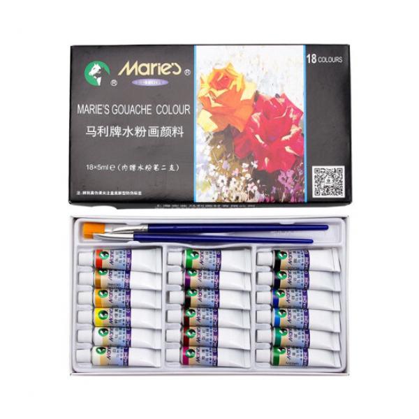 馬利（Marie's）水粉顏料 5ml 12色