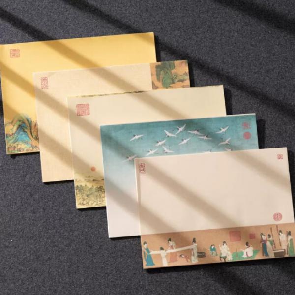 御寶閣 蠟染小品宣紙  5款各一包【共100張】16*23cm【20張/包】