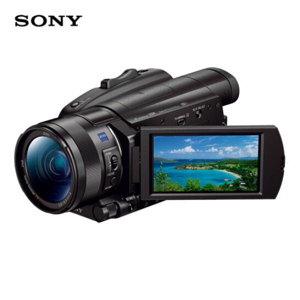 索尼（SONY）FDR-AX700 4K HDR民用專業高清數碼攝像機（相機包+腳架+電池+座充）
