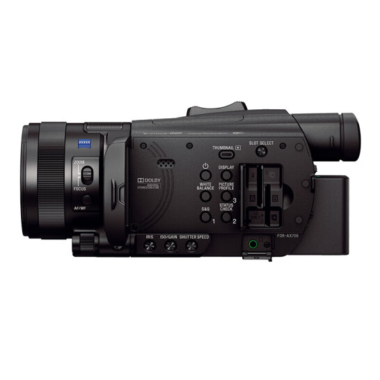 索尼（SONY）FDR-AX700 4K HDR民用專業(yè)高清數(shù)碼攝像機（相機包+腳架+電池+座充）