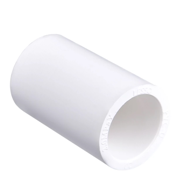 聯塑 PVC給水管直接 接頭 管箍 直通 63mm 白 2寸