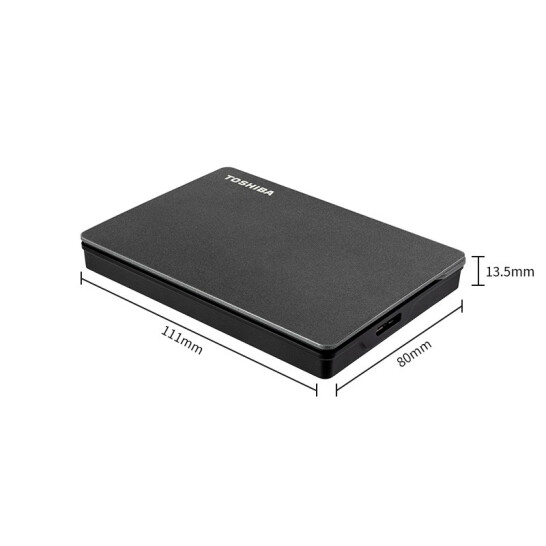 東芝（TOSHIBA）1TB 移動硬盤機械 Gaming系列 USB3.2 Gen 1 2.5英寸 高速 兼容Mac