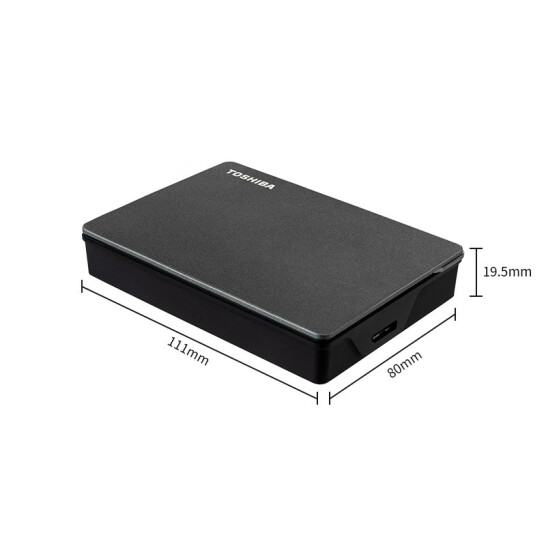 東芝（TOSHIBA）4TB 移動硬盤機械 Gaming系列 USB3.2 Gen 1 2.5英寸 高速 兼容Mac