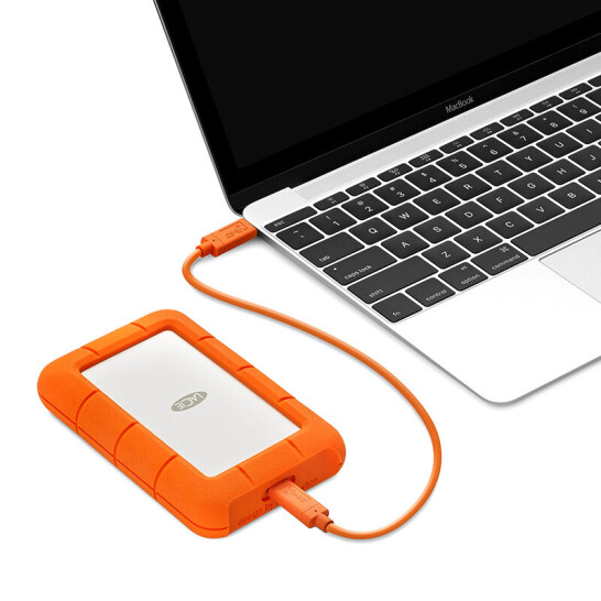 雷孜 小金剛 移動硬盤 三防 5TB Rugged USB-C 機械硬盤 USB Type-C/3.2 兼容mac 便攜防摔 外接