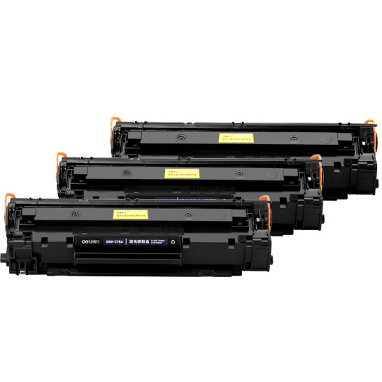 得力(deli) 78a 硒鼓三支裝 適用惠普M1536dnf打印機P1606dn P1560 P1566 P1606 hp CE278A硒鼓