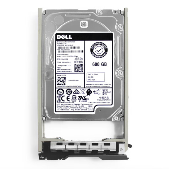 戴爾 存儲硬盤 600GB SAS 15K 3.5英寸