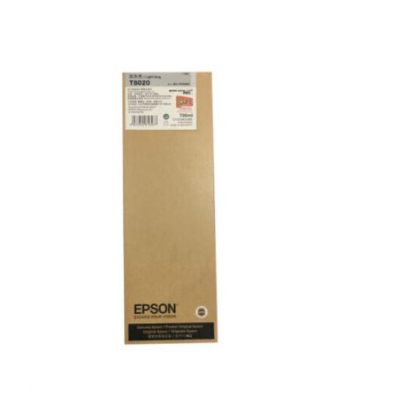 愛普生（EPSON）T8020 LGY 淺灰色墨盒 (適用SC-P20080/10080)約700ml C13T802080