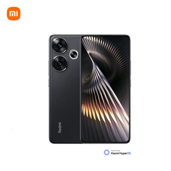 小米 Redmi Turbo 3 第三代驍龍8s 小米澎湃OS 12+256 墨晶 AI功能 紅米5G手機(jī)