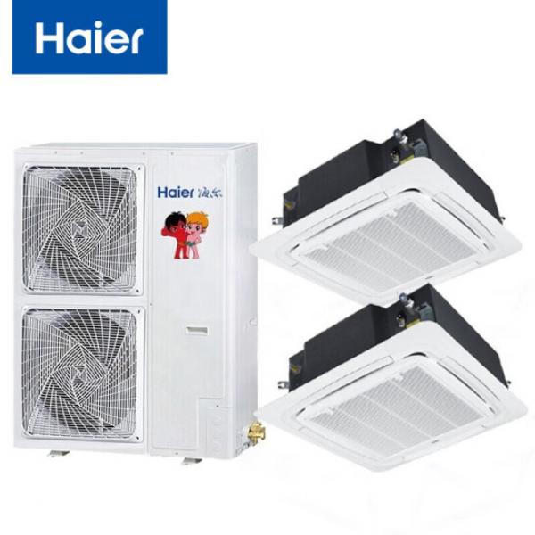 海爾（Haier）10匹 商用天花機吸頂空調 RFC260DXSAYA+RFTD125MXA套機*2天花機 一拖二中央空調