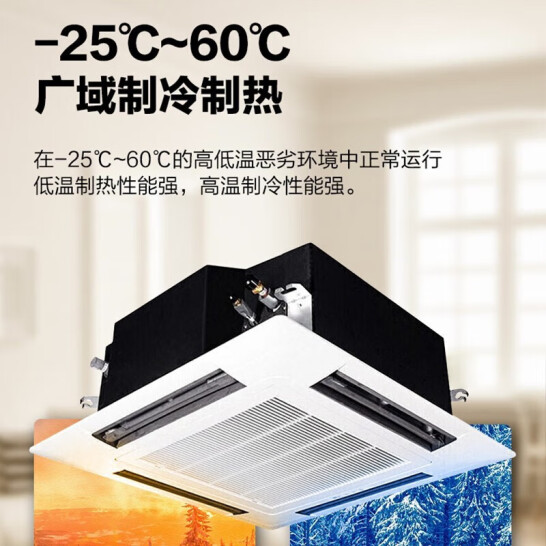 海爾（Haier）10匹 商用天花機吸頂空調 RFC260DXSAYA+RFTD125MXA套機*2天花機 一拖二中央空調