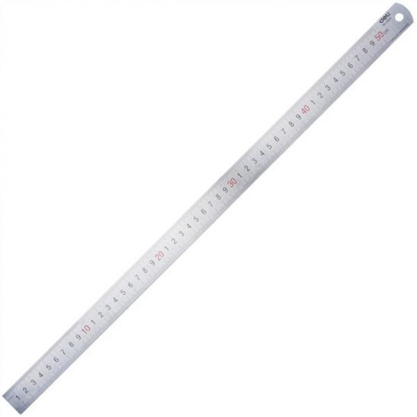得力(deli) 50cm 不銹鋼直尺 8464