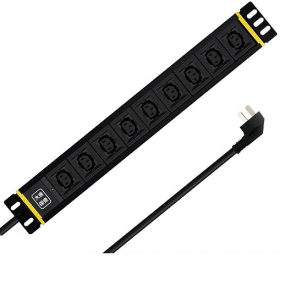 大唐保鏢 PDU機(jī)柜插座PDU16A電源9位排插 IEC13 3米線纜HP7501