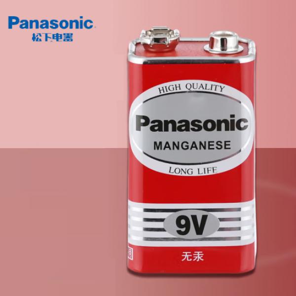 松下 9V電池 6F22 碳性電池 1粒