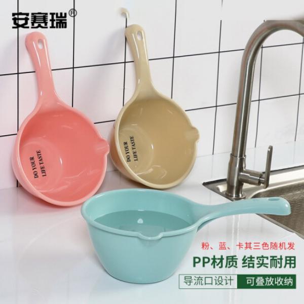 安賽瑞 水瓢 加厚塑料水勺 28×17cm 小號 顏色隨機 7A00292
