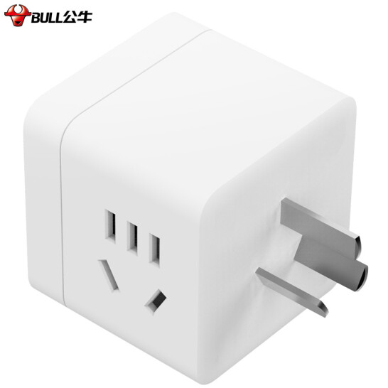 公牛（BULL） 魔方USB 插座/新國標插線板/插排/排插 【小魔方無線款】GNV-U9B122