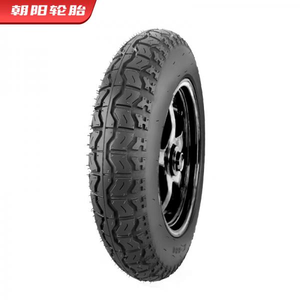 朝陽 輪胎(ChaoYang)3.75-12三輪車輪胎（外胎+彎嘴內胎）鋼絲全防刺6層 電動車/摩托車輪胎 H-680