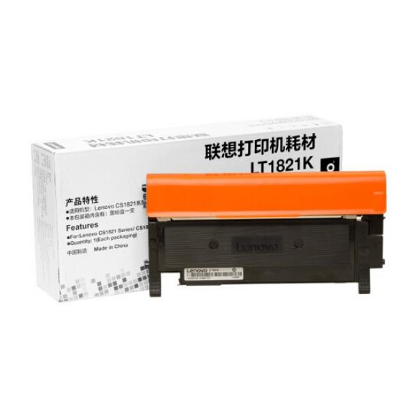 聯想（Lenovo） LT1821原裝黑彩硒鼓粉盒適用CS1821 /1831/CM7120W/7110w LT1821K 黑色粉盒（5%覆蓋率約1500頁）