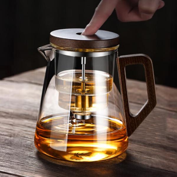 憶壺茶 泡茶壺 茶水分離 快客杯 加厚 耐熱大容量茶具 800ml