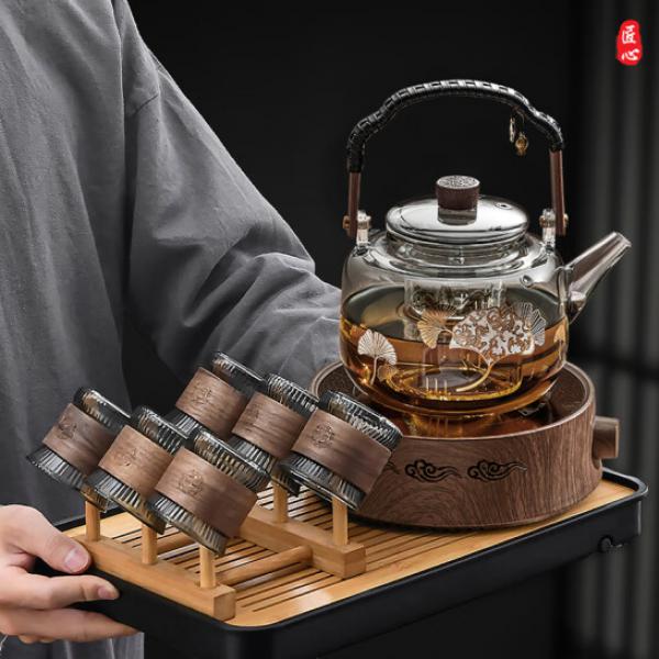 憶壺茶 玻璃煮茶器 電陶爐燒水壺 茶具套裝