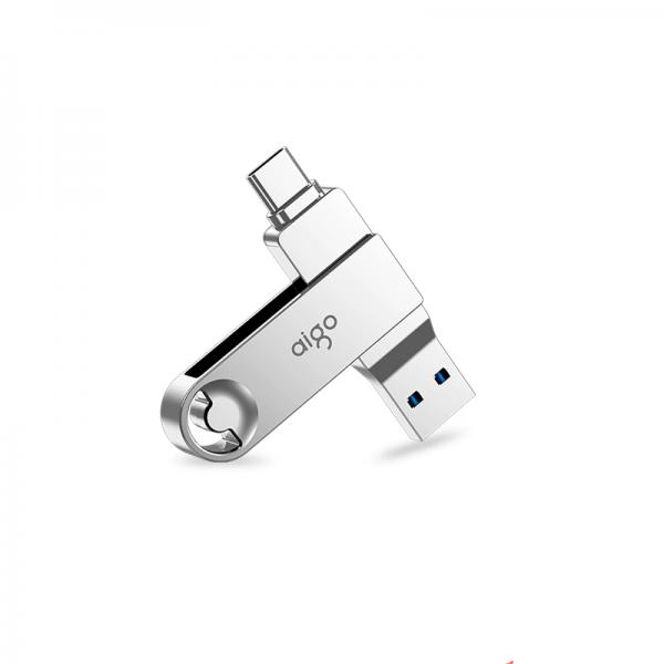 愛國者（aigo）256GB Type-C USB3.2 雙接口手機U盤 U353 速存讀取