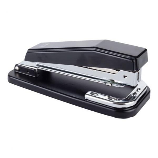 晨光(M&G)文具 12#訂書機 360度搖頭訂書器 黑色單個裝 ABS91627A1