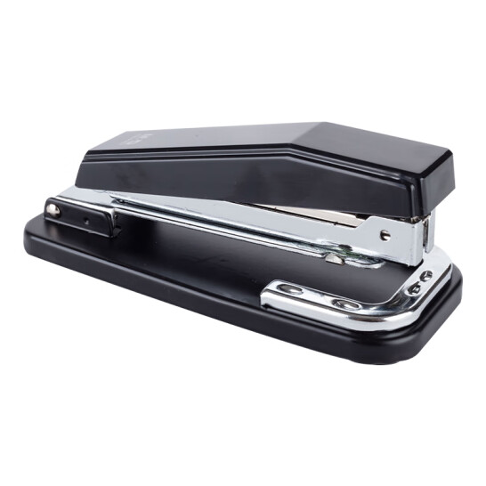 晨光(M&G)文具 12#訂書機 360度搖頭訂書器 黑色單個裝 ABS91627A1