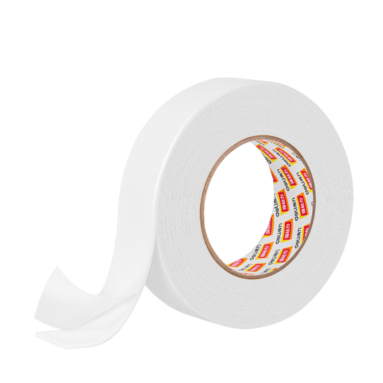 得力(deli) 高粘EVA泡棉雙面膠帶 泡沫雙面膠強(qiáng)力膠 36mm*5y*2.5mm 加厚 白色1卷袋裝 30416